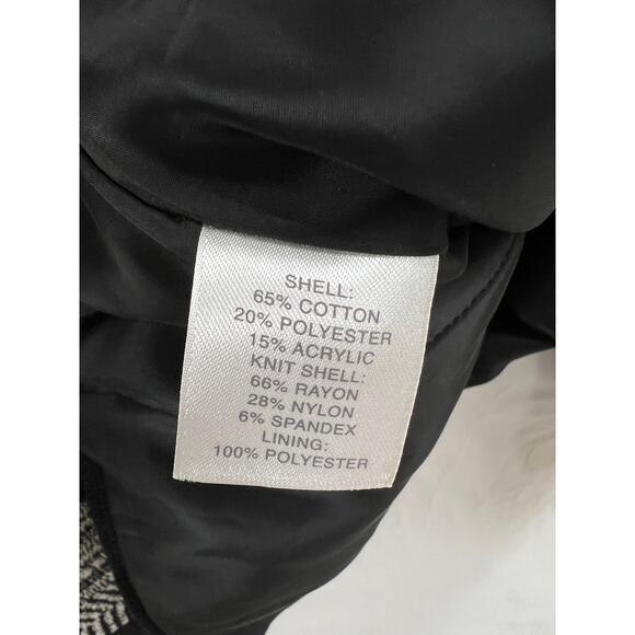 NWT Classiques Entier Jacket Blazer Black/Ivory size L - Picture 4 of 5